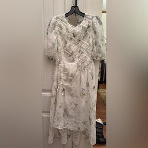 All saints Elegant White Floral Dress
